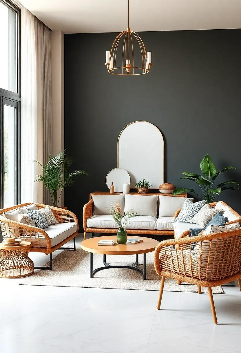 Stylish Furniture Arrangement: Balancing Comfort and Elegance