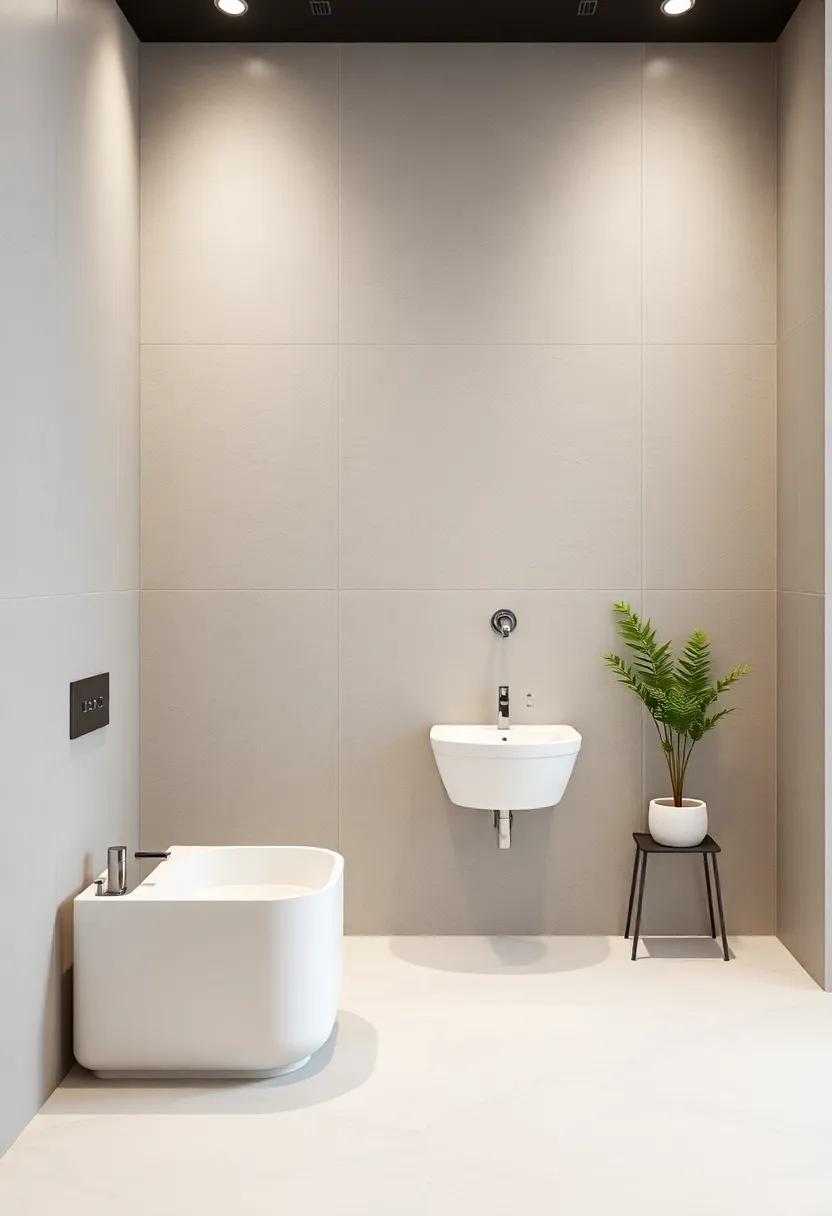 Modern‍ minimalism: Streamlined Designs for a‍ Calm Bathroom Environment