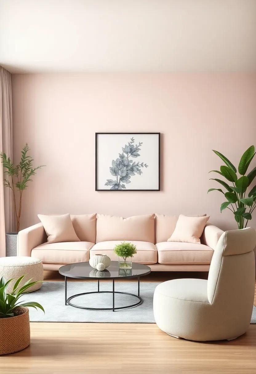 Greenery‍ and Pastels: Integrating Plants for a Fresh,Lively​ Touch