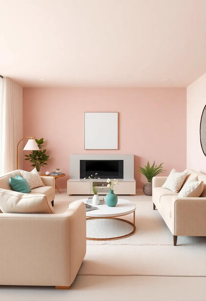 Complementing Textures:​ How Fabric Choices ⁢Enhance‌ a Pastel Living Room