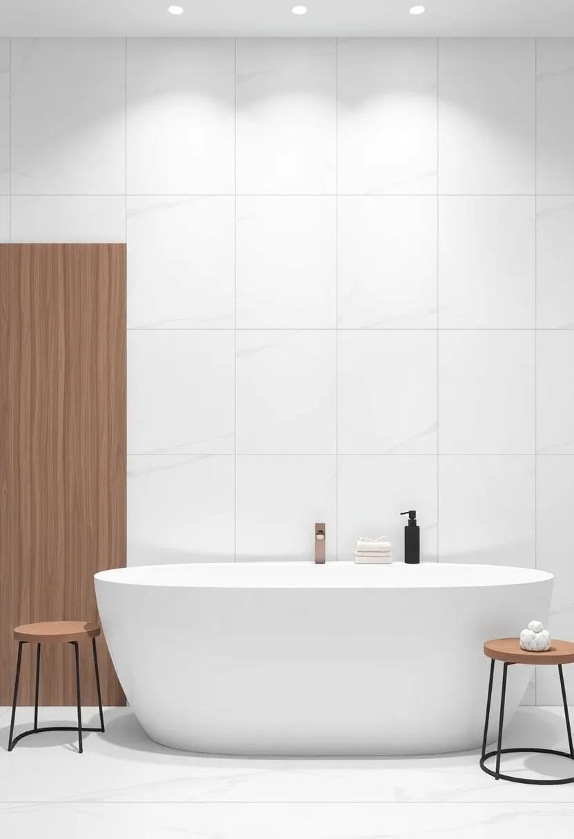 Experience Luxurious Minimalism with Sleek Large⁢ Format Tiles