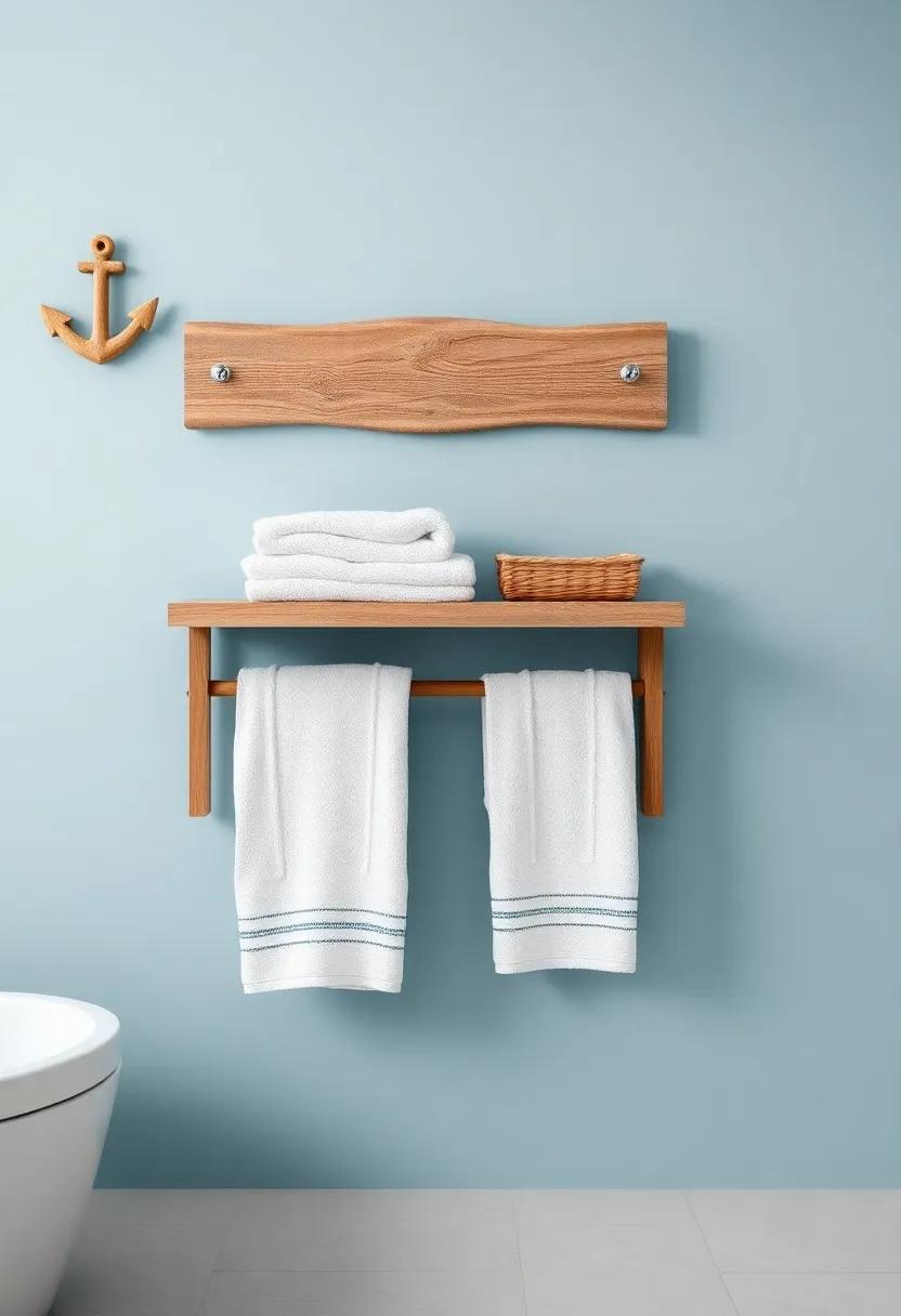 Beachy Vibes: Nautical Touches ⁢for ‍Towel Arrangement