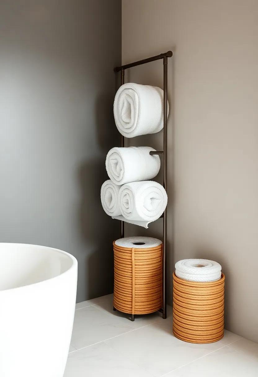 Towel Rolls: Stylish and Space-Efficient Storage Solutions