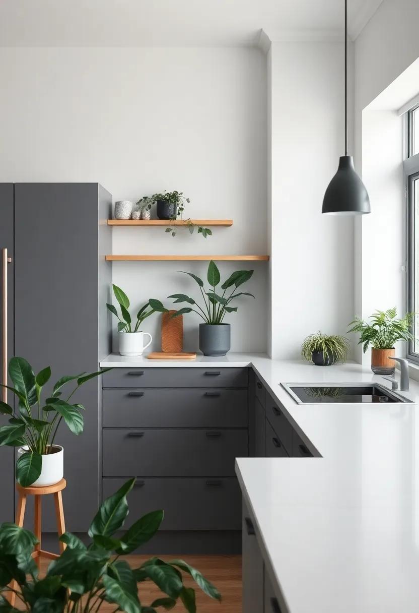 embracing Nature: Indoor ⁤Plants ‌as a Key component of ​Kitchen ⁣Design