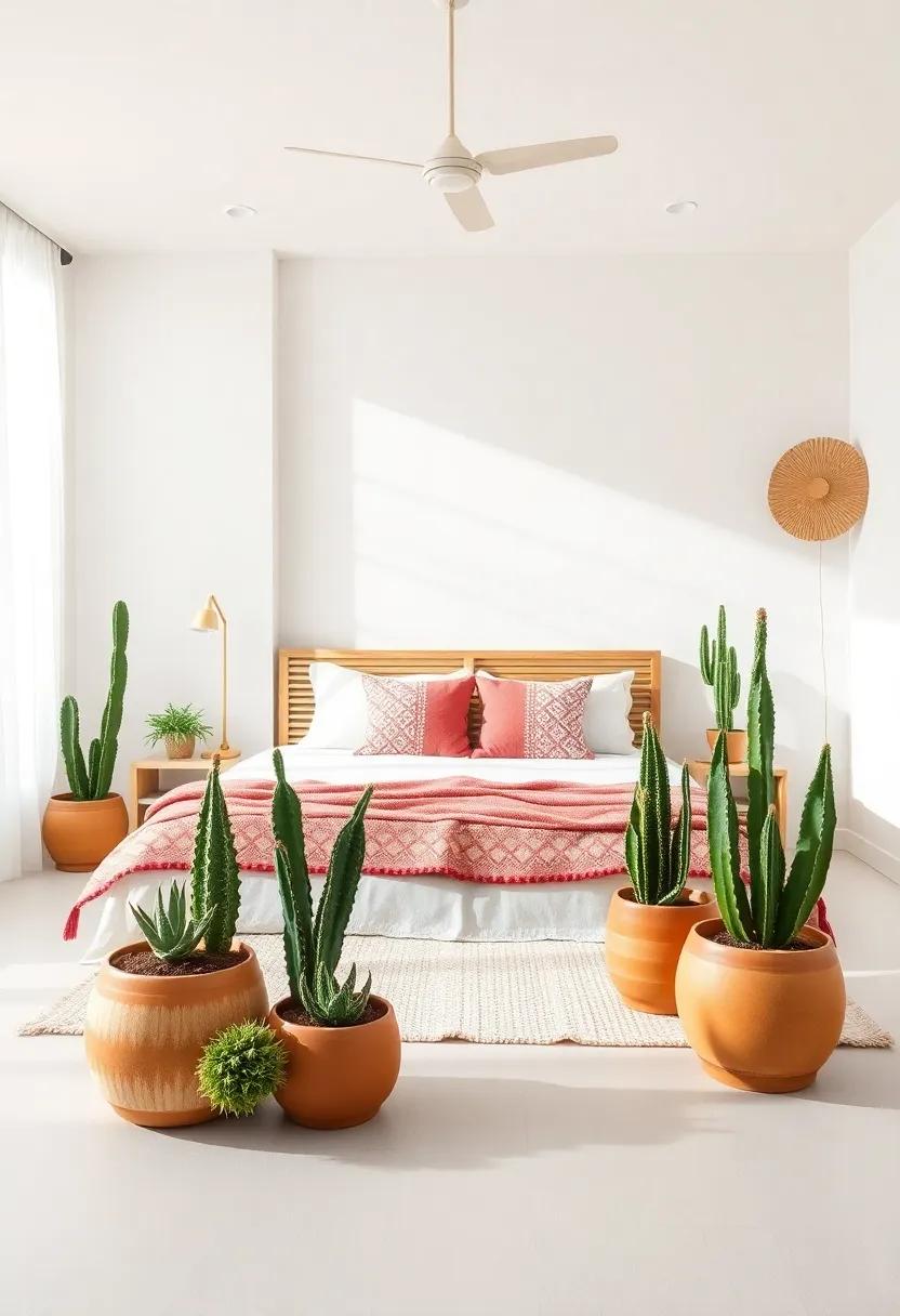 The Role of ​Cacti and‌ Succulents in Your Bedroom Aesthetic