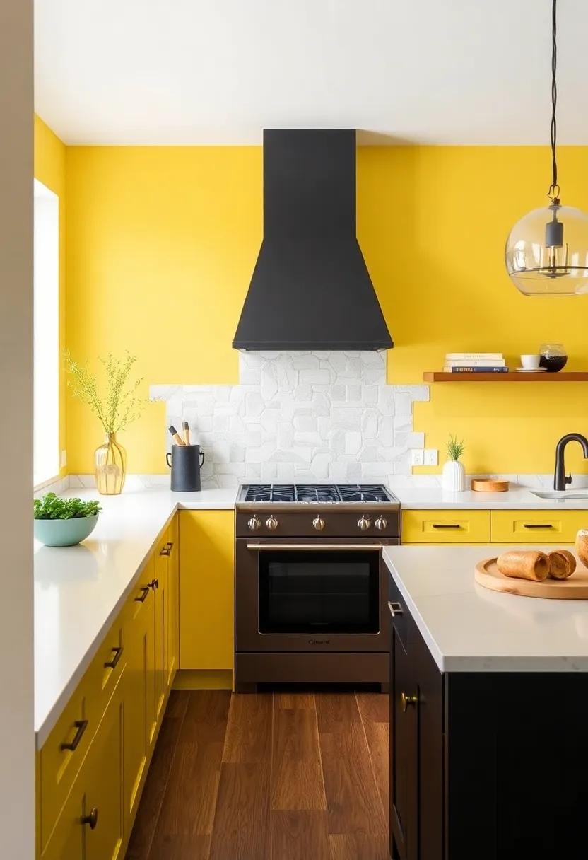 Embracing the Bold: The Impact of Yellow Walls in Kitchen Design