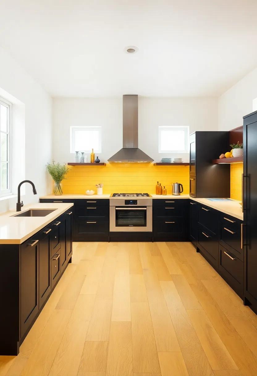 Flooring Choices: Finding the‌ Right Base for your Yellow and⁤ Black Kitchen