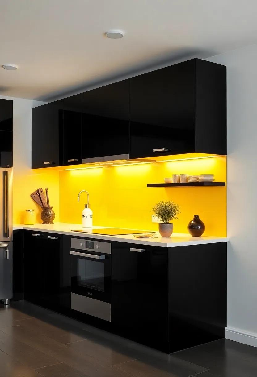 Lighting Magic: Illuminating the Beauty of Yellow and Black Combinations