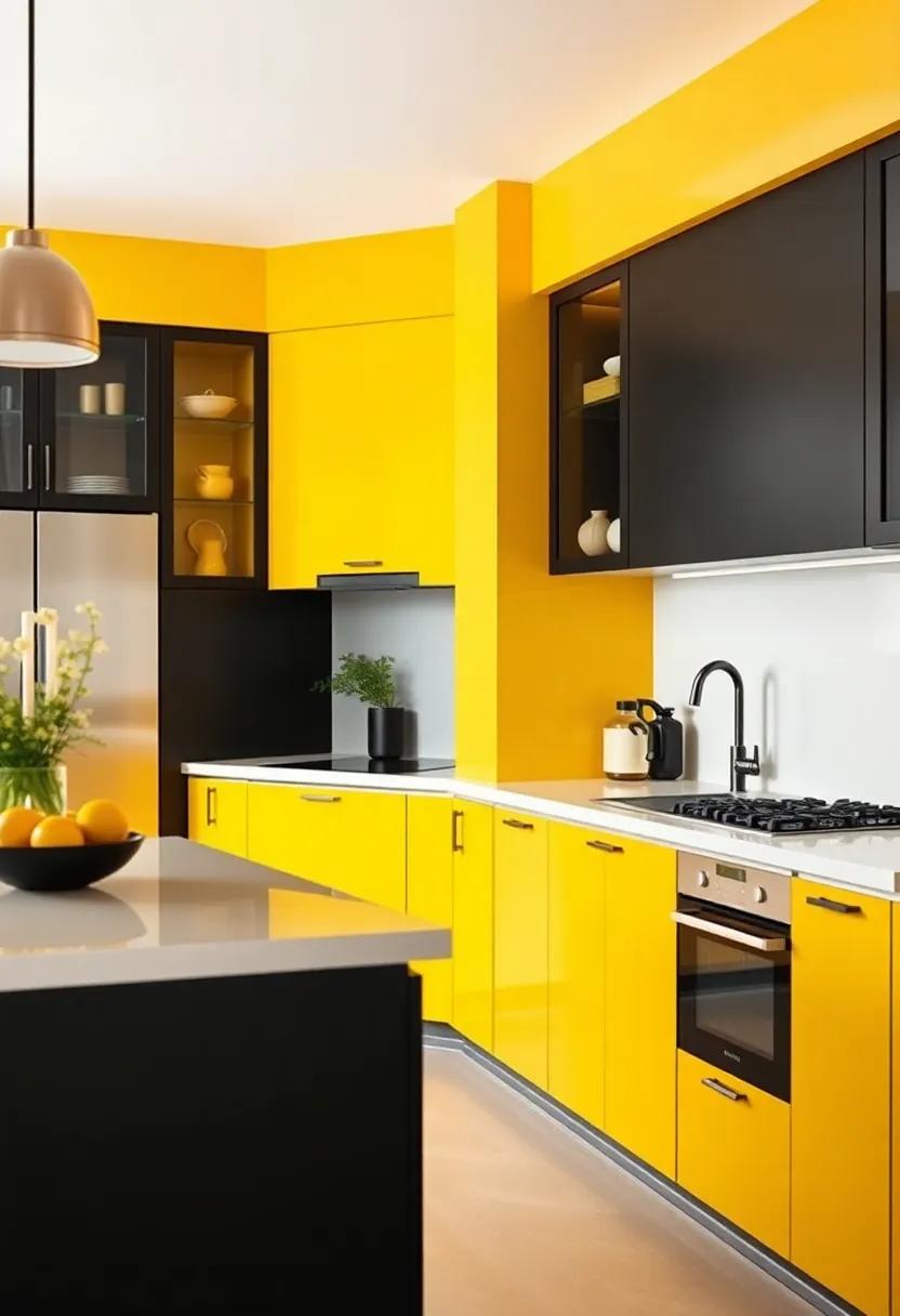 A Symphony‍ of Colors: ⁣harmonizing Yellow ‌and Black ​in⁤ Your Kitchen