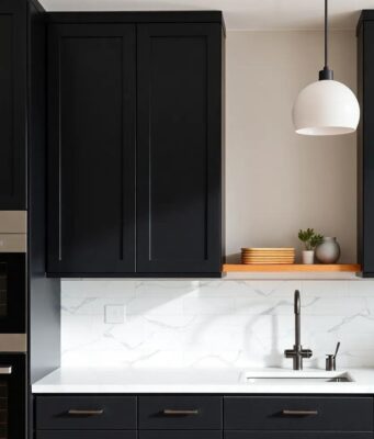Maximize Style and Space: Transforming Your Small Kitchen with Black Cabinets Maximize Style and Space: Transforming Your Small Kitchen with Black Cabinets