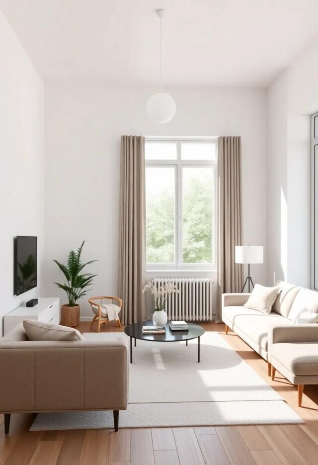 Embracing Simplicity: A Guide to Minimalist Living Room Decor for Your Apartment