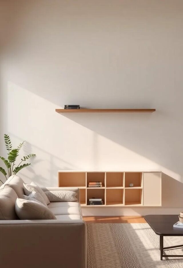 Stylish and Functional: Elevate Your Living Room with Cubby Storage Shelves