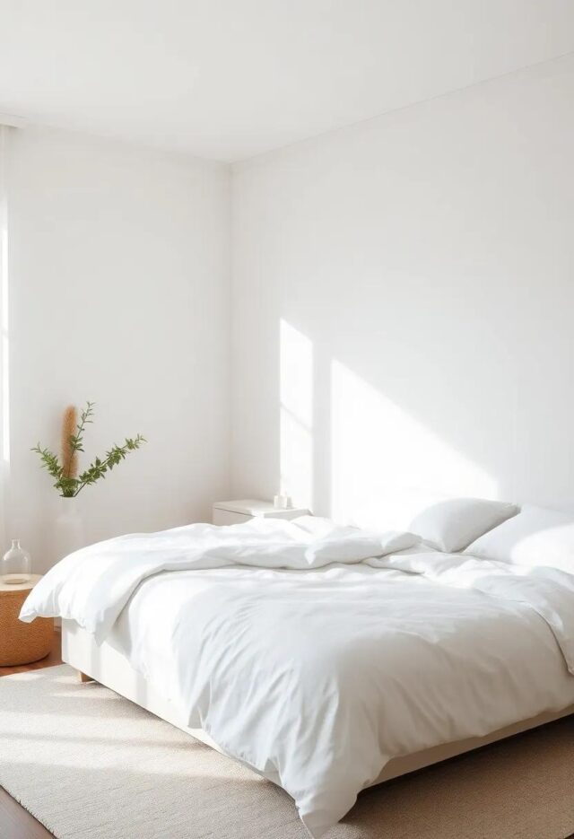 Creating a Serene Minimalist Bedroom: Embrace Softness and Relaxation