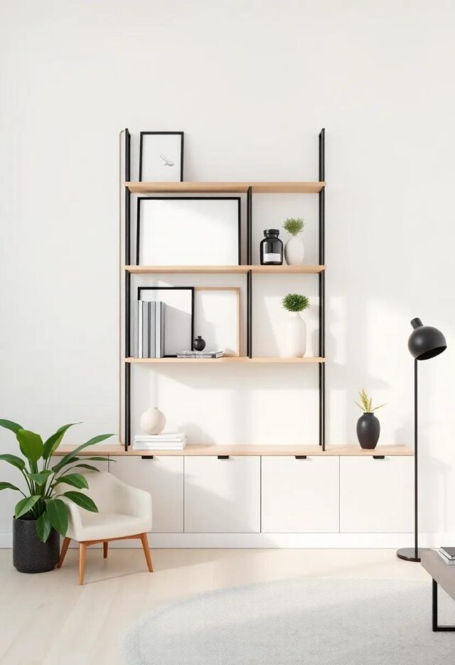 Elevate Your Space: Creative Living Room Shelves for Display and Organization