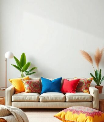 Embrace Eclectic Style: Transform Your Living Room with Colorful Bohemian Throw Pillows Embrace Eclectic Style: Transform Your Living Room with Colorful Bohemian Throw Pillows