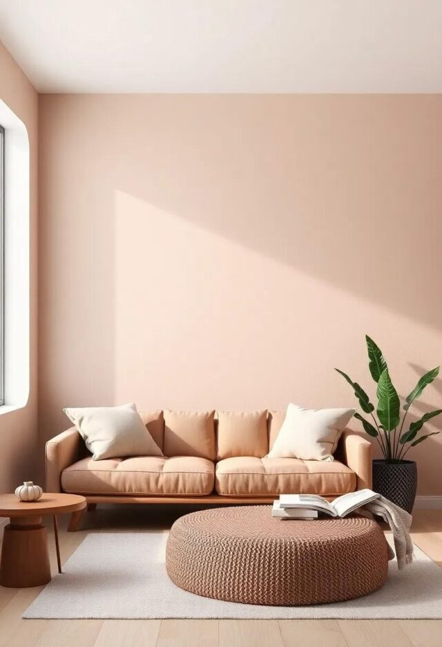 Embrace Nature: Stunning Earth-Toned Wall Colors for Your Living Room Sanctuary