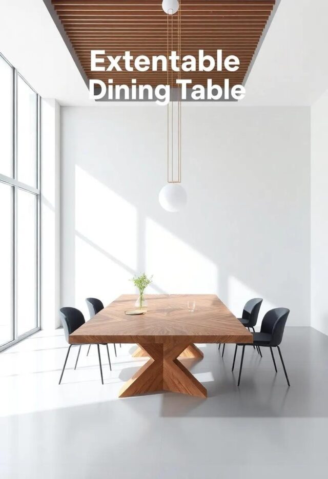 Creative Extendable Dining Table Designs: Versatile Solutions for Every Space