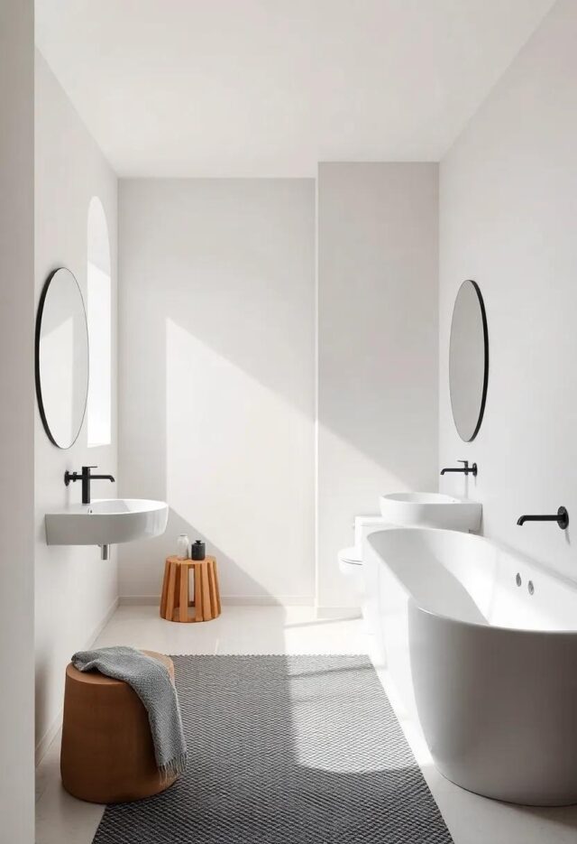 Embracing Tranquility: Scandinavian Minimalism in Modern Bathroom Design