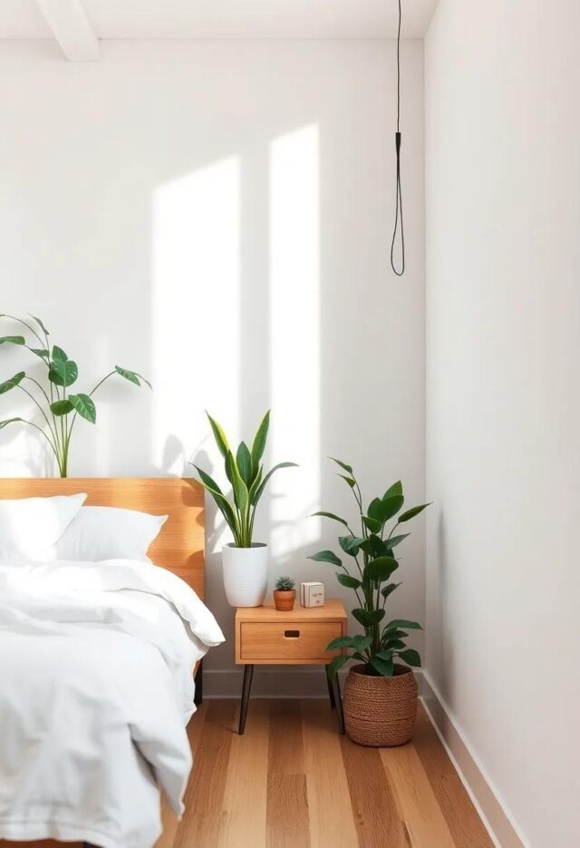 Transform Your Space: Embrace Serenity with Simple Bedrooms and Indoor Plants