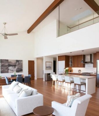 Embracing Harmony: The Allure of Open Concept Living Room and Kitchen with Wood Flooring Embracing Harmony: The Allure of Open Concept Living Room and Kitchen with Wood Flooring