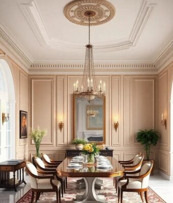 29 Timeless Touches for an Opulent Dining Room with Classic Furnishings 29 Timeless Touches for an Opulent Dining Room with Classic Furnishings