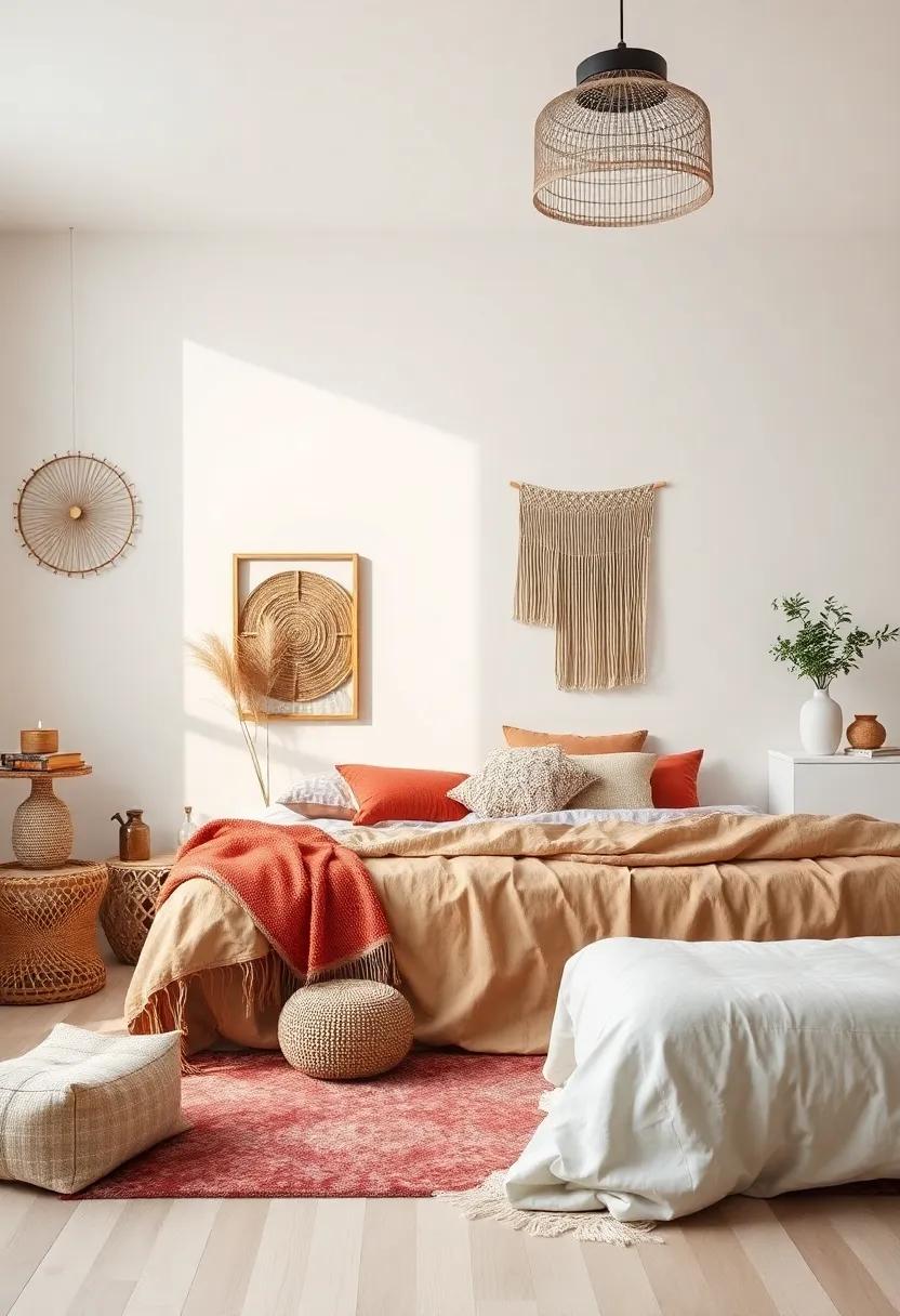 Cozy Bohemian Vibes: Embracing Warm Textiles ⁣and Eclectic‌ Decor for a Lived-In ⁤Look