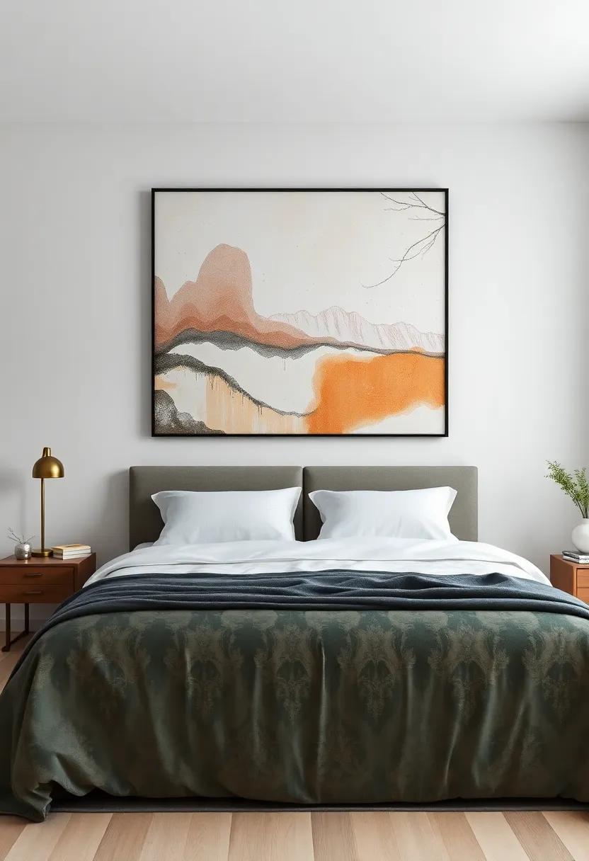 Statement Pieces: Creating a Focal Point with Large-scale Wall Art