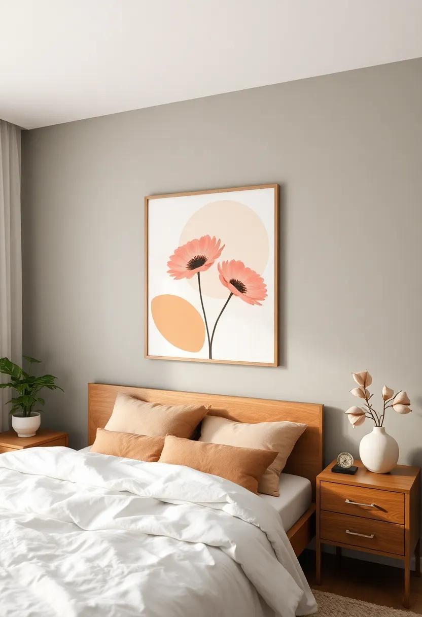 Layering Art: Combining Hand-Painted Works with Other Decor Elements