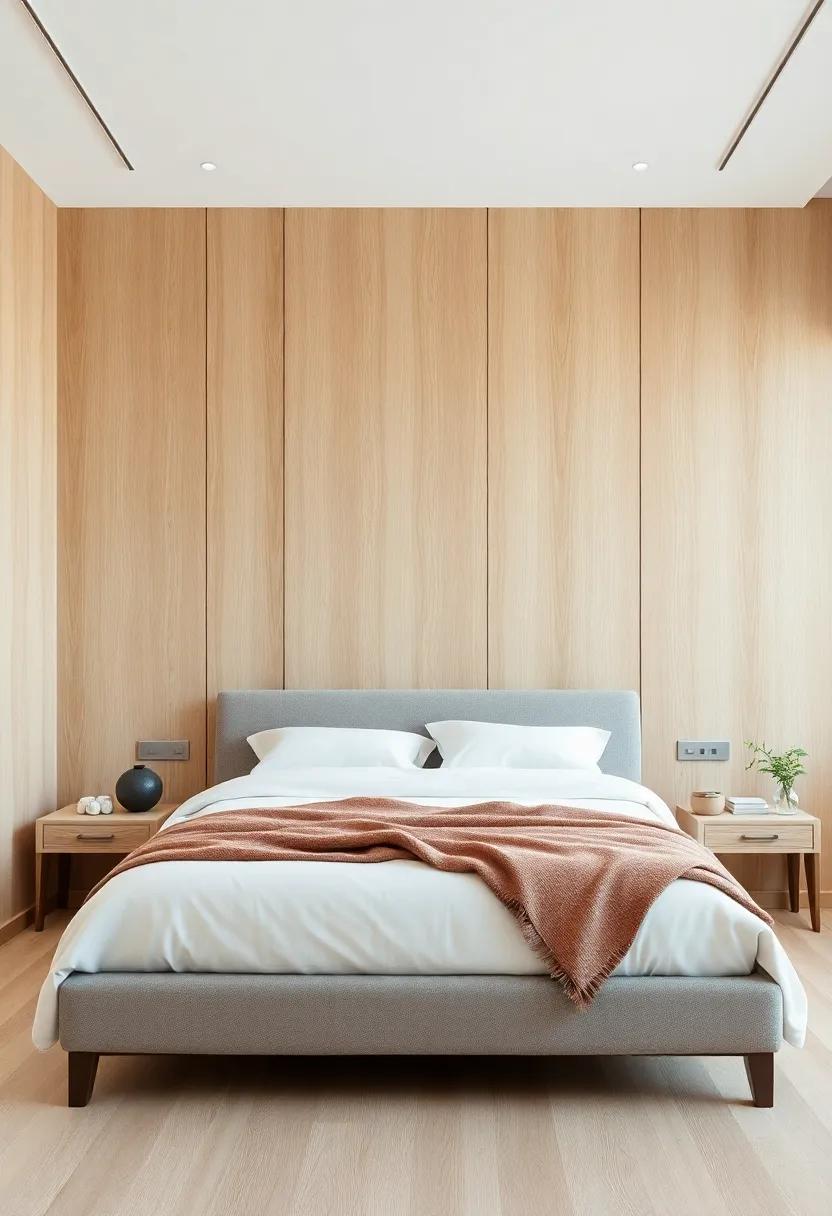 Transformative Textures: Embracing ‌Natural Wood Grain ‌in⁣ Bedroom Walls