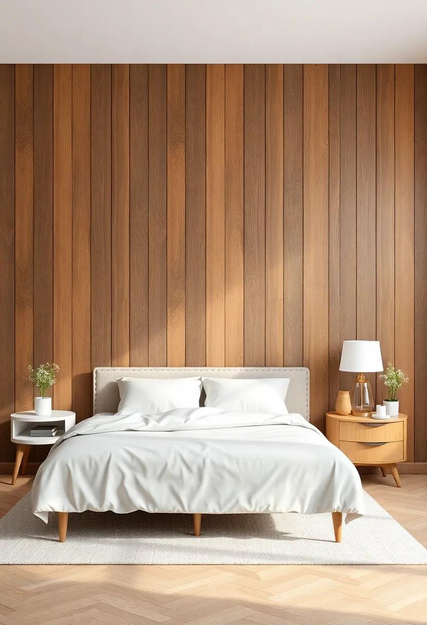 Color ​Play: Painting Wood Paneling to Create Bold and Unique Bedroom Spaces