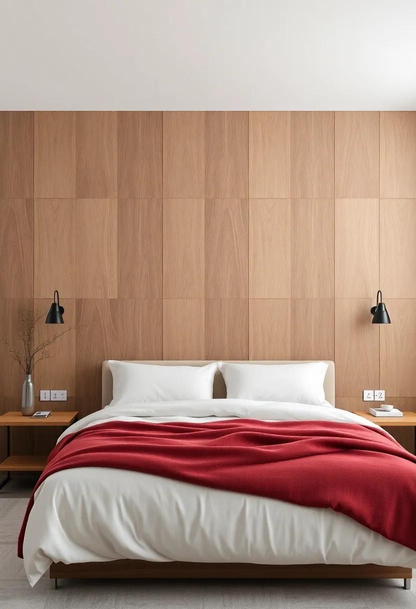 Accent walls: Creating Focal Points with Intricate Wood Panel Patterns