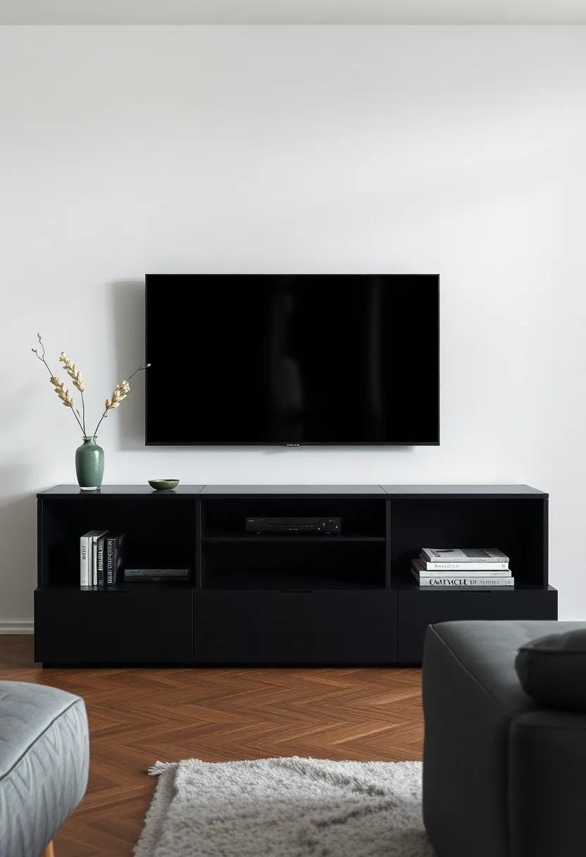 Artful Arrangement: Styling‌ Your⁢ Entertainment​ Center⁣ with​ a Black TV⁢ Unit