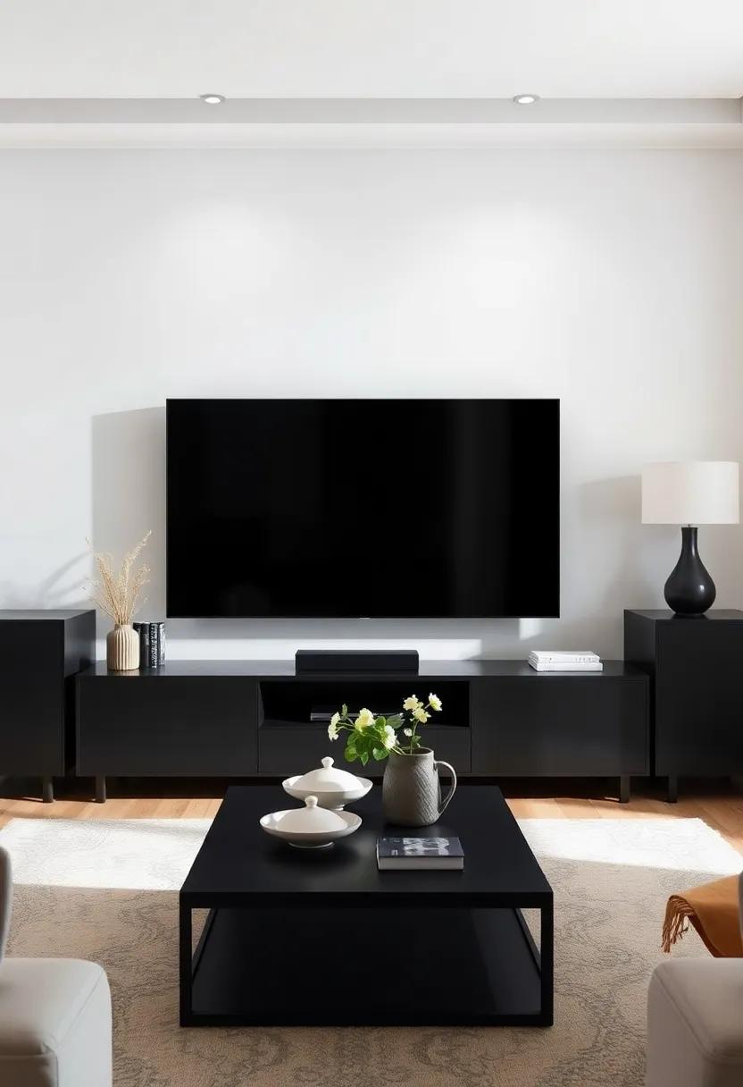 Size ‍Matters: Finding the Perfect Scale for Your‍ Black TV Unit in different Rooms