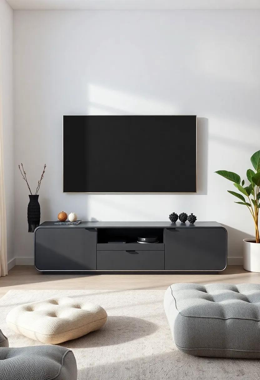 Creating a Focal Point: Showcasing Your ⁤Black TV Unit in the Living Room