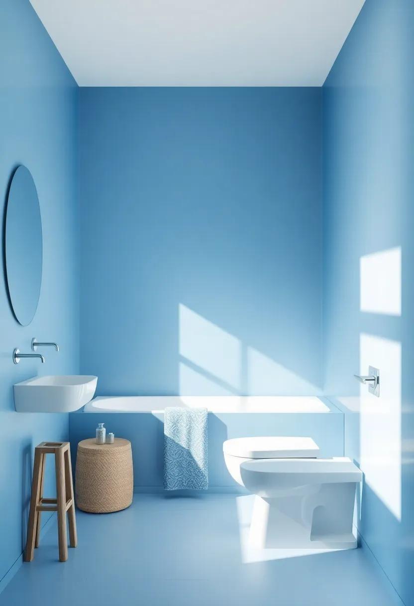 Designing a Spa-Like Retreat‍ Using Blue and Neutral shades