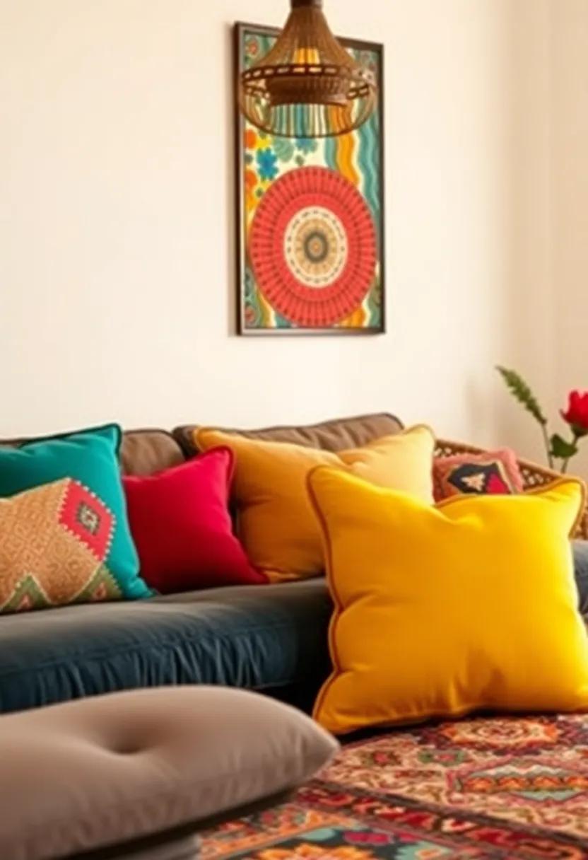 A Kaleidoscope of Colors:⁢ Exploring Vibrant Options for Eclectic Throw Pillows