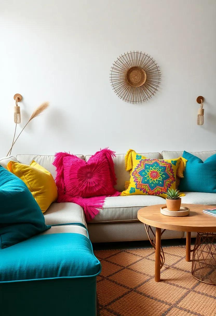 Artful Combinations:​ Pairing Throw Pillows for a⁤ Cohesive Bohemian⁢ Look