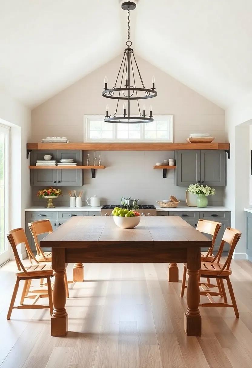 Farmhouse Tables: Central Gathering Spaces for‍ Family and Friends