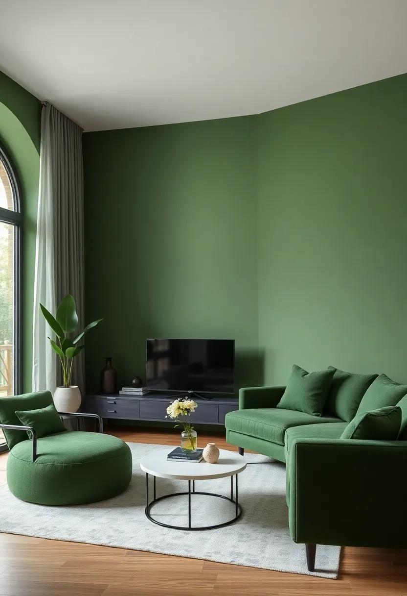 Cohesive‍ Color Schemes: Harmonizing Dark Green with Complementary Hues