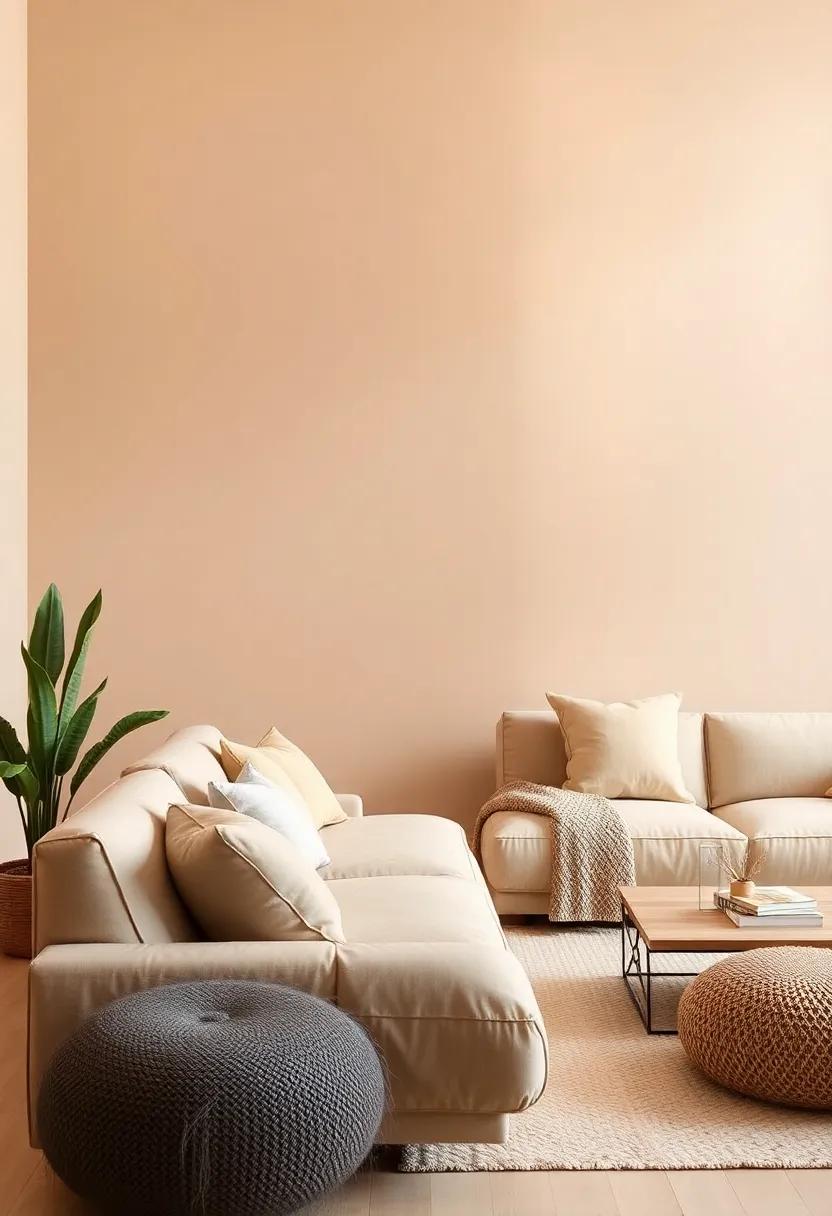 Sandy​ Taupe⁤ Shades: Creating a Cozy ‌Backdrop for Earthy Living Room Decor