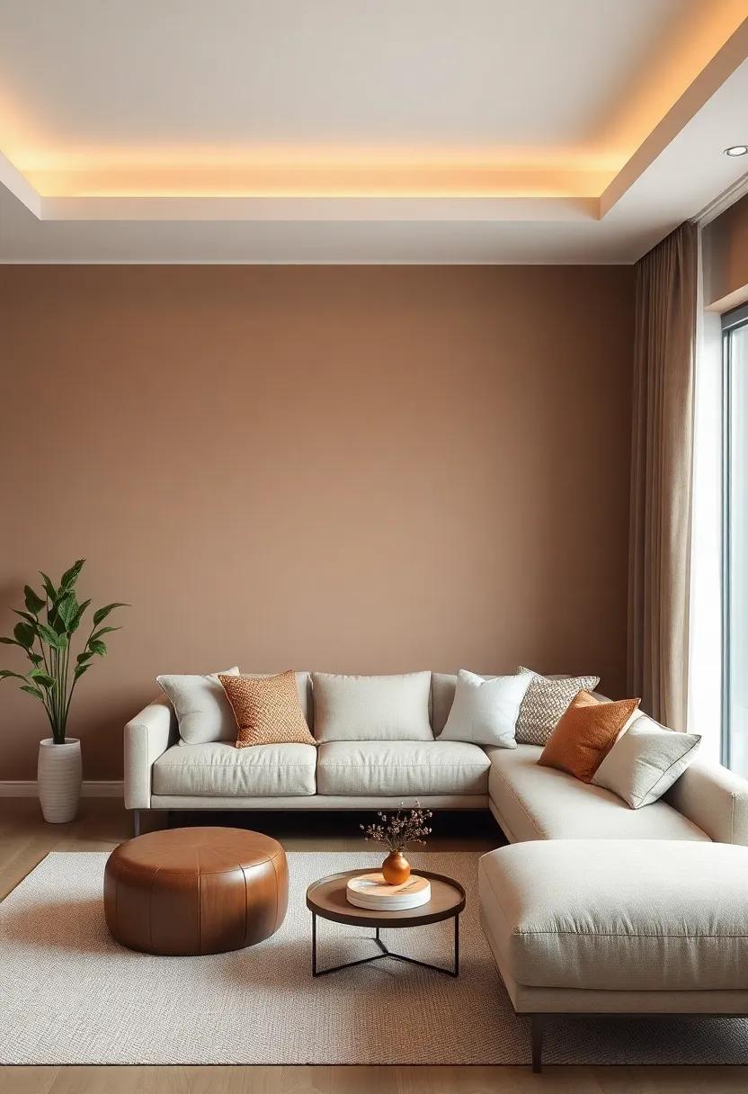 Transform⁤ Your Living Room With ⁤A Soft Mocha Palette For Subtle‍ Sophistication