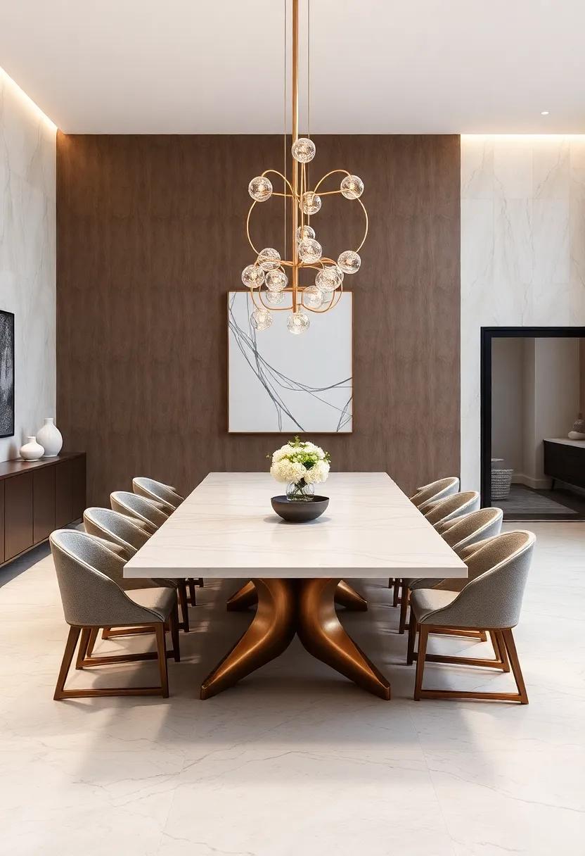 Contemporary​ Glamour: Luxurious Options for‍ Modern Entertaining Spaces