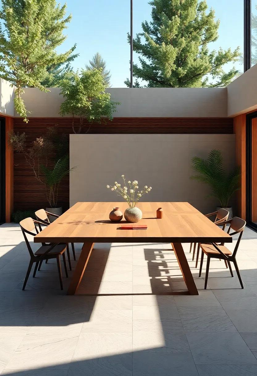 Nature-Inspired Designs Bringing outdoor Aesthetics to Indoor Dining