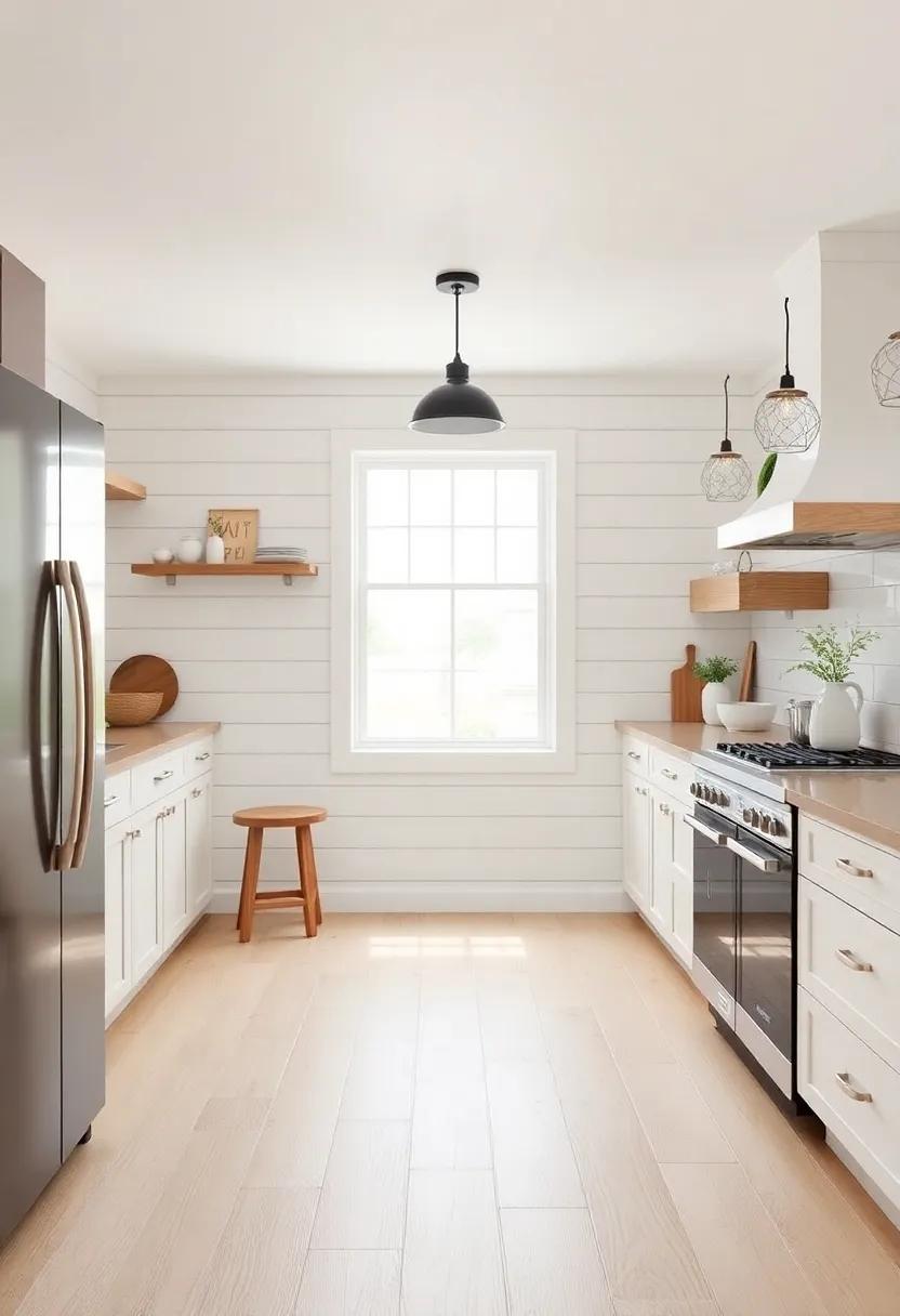 Chic Shiplap‌ Flooring Inspired by‍ Coastal Farmhouse Aesthetics