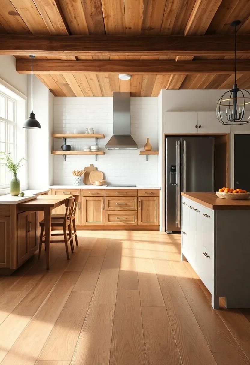 Elegant Wide ‌plank Wood Flooring‌ That Captures Rustic Charm and‌ Warmth