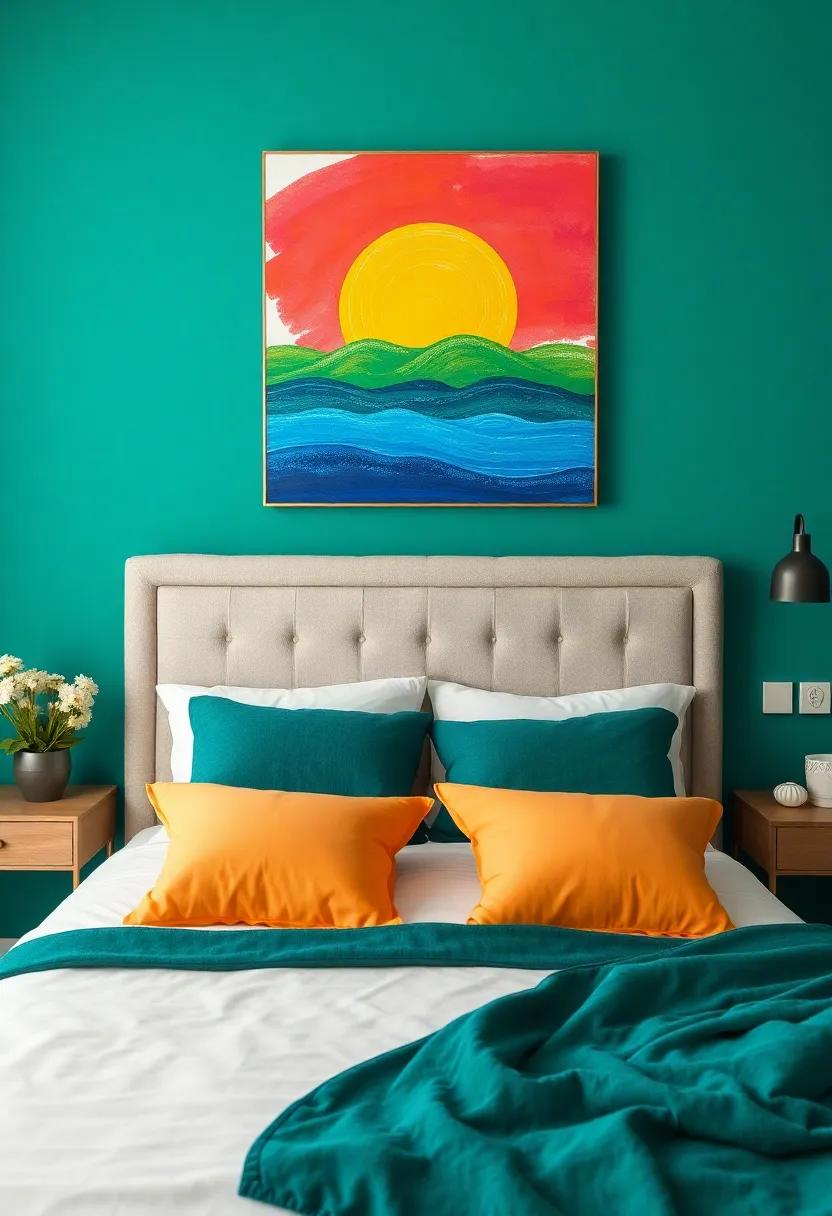 Bold​ Color Choices That Transform ‍a Bedroom ⁣Into a Vibrant Oasis