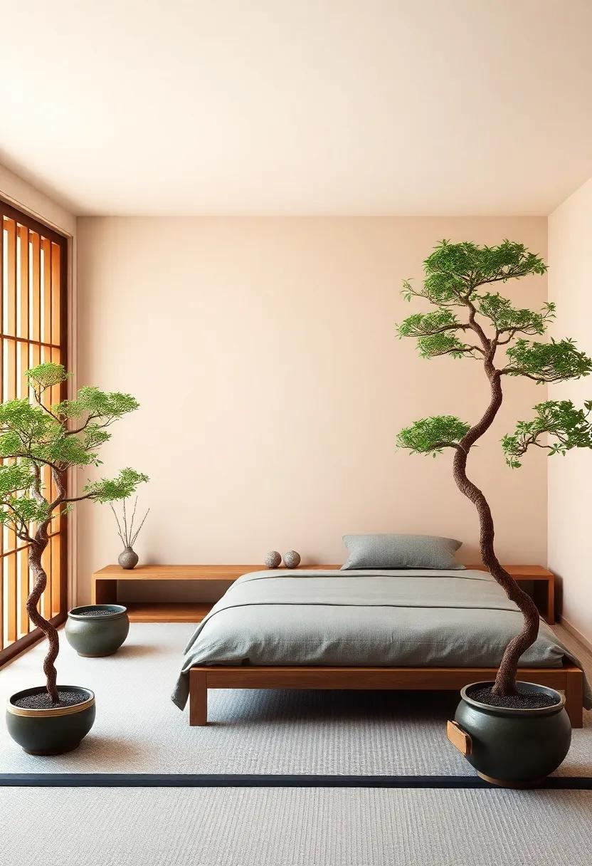 Harmonizing ⁤Colors: The⁣ Role of Greenery in​ Japanese Bedroom Designs