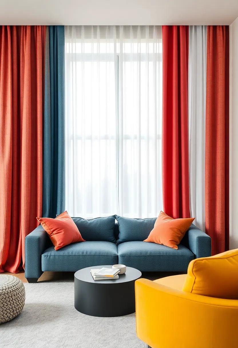 Inviting textures: The Tactile ⁤experience of Contrasting curtain Fabrics