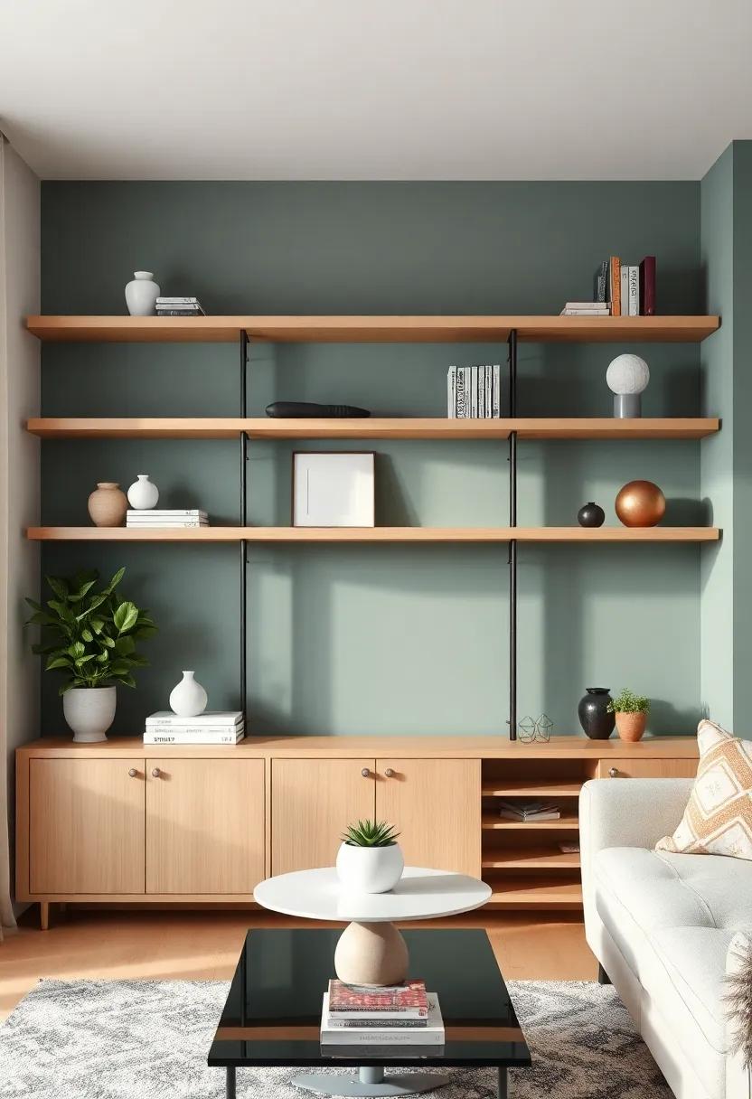 Elevate Your Living Room Aesthetic With Stunning Open Shelving Ideas