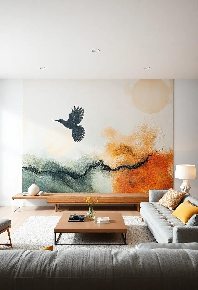 Transforming Walls Into Canvas: The Allure of Contemporary⁢ Art Wallpaper